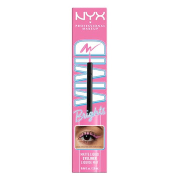 NYX PROFESSIONAL MAKEUP delineador líquido acabado mate para ojos definidos