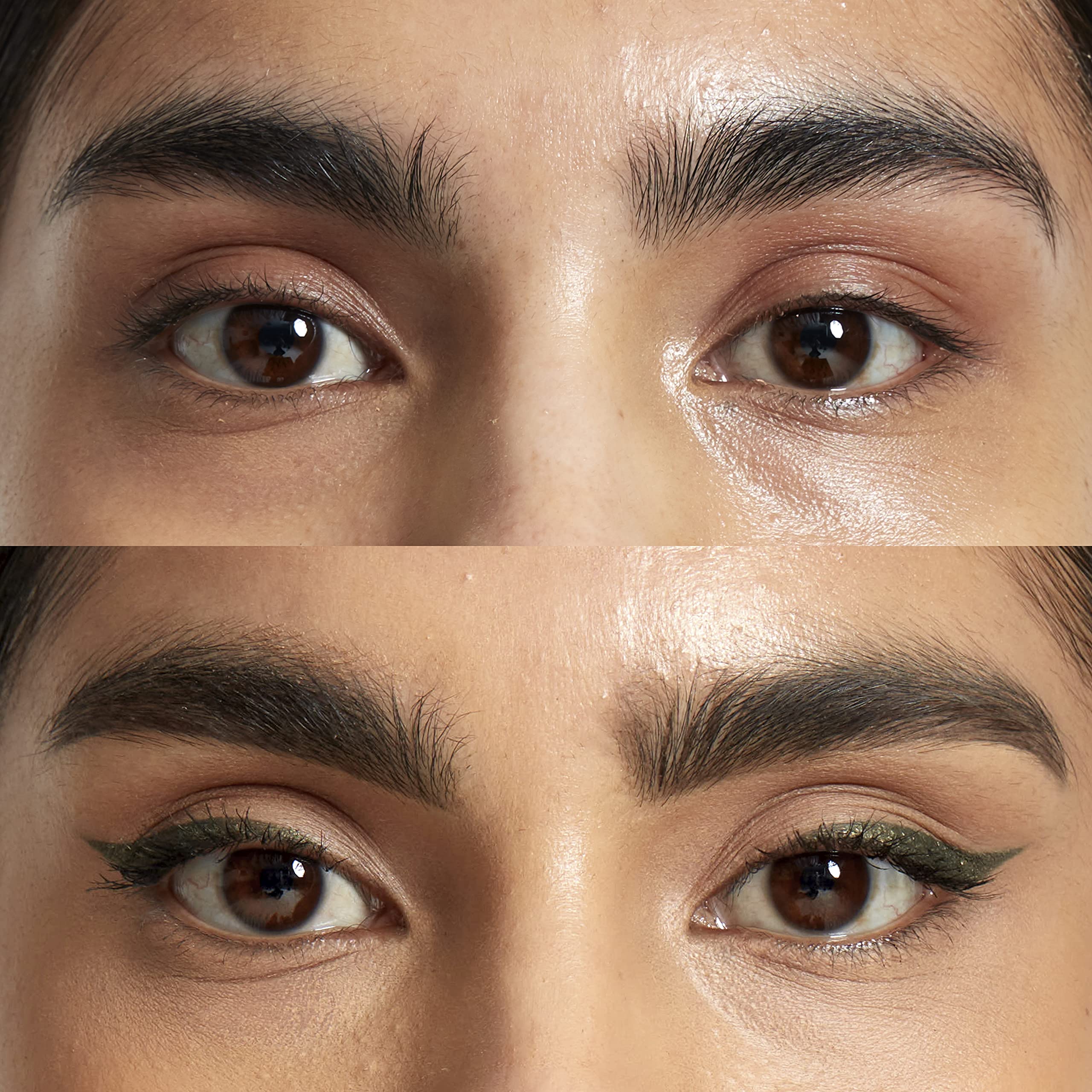 Dorado oliva versátil para looks naturales o brillantes con NYX delineador mecánico
