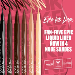 NYX Epic Ink Liner punta delgada para trazos finos