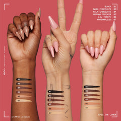 NYX Epic Ink Liner waterproof-matte formula offers long-lasting wear.