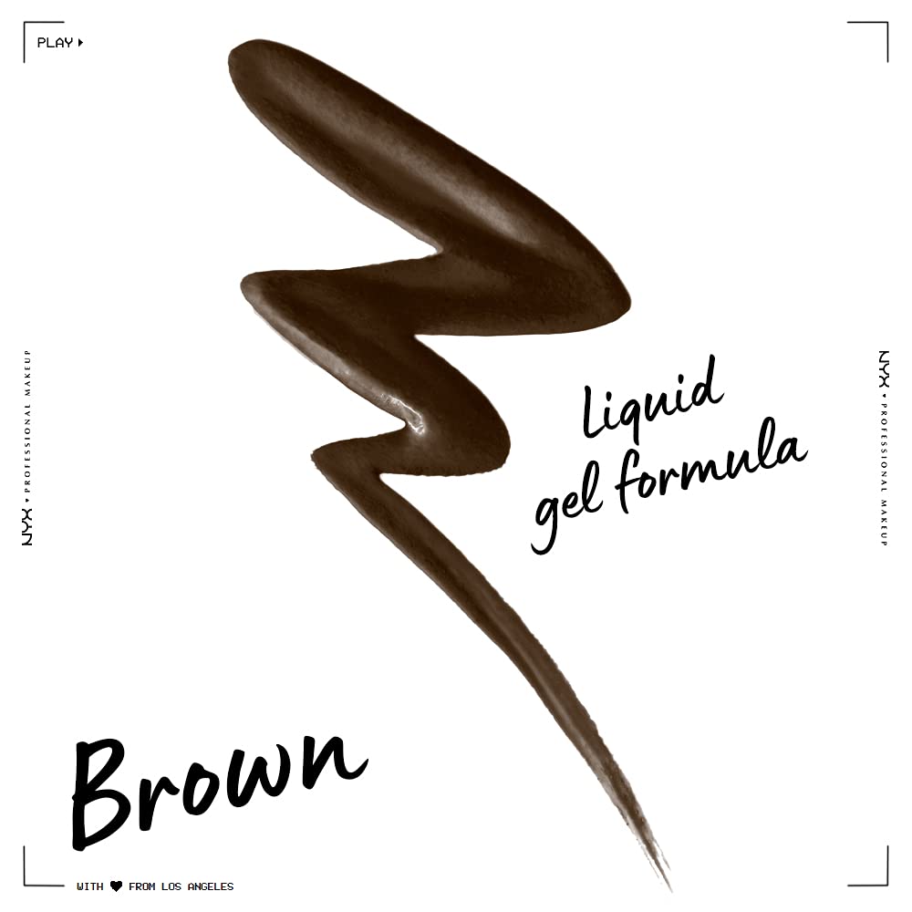 NYX Epic Wear Liquid Liner ofrece acabado mate intenso y trazos duraderos.