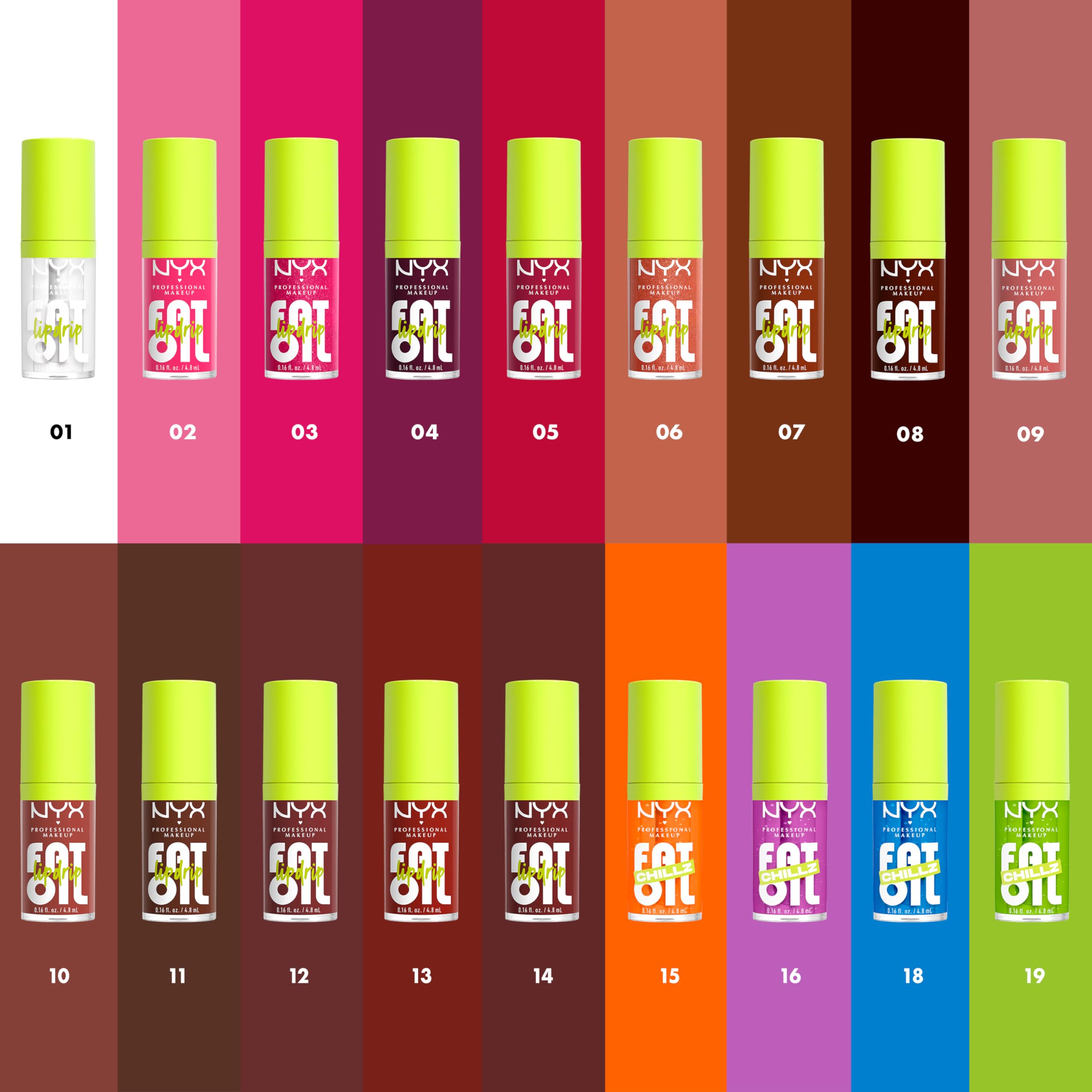 NYX Fat Oil Chillz, mezcla de aceites que nutre y da comodidad.