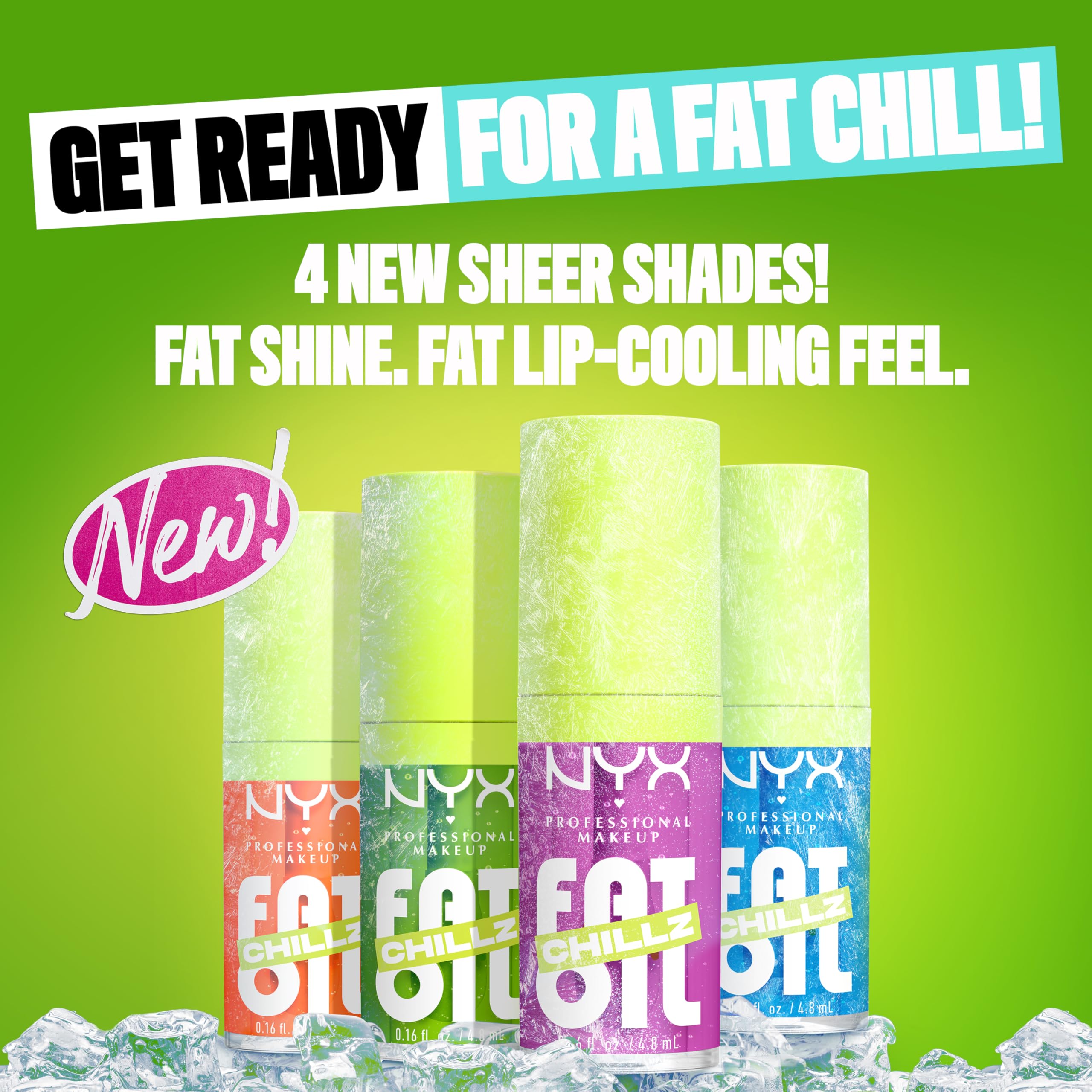 NYX Fat Oil Chillz, textura no pegajosa para uso diario.