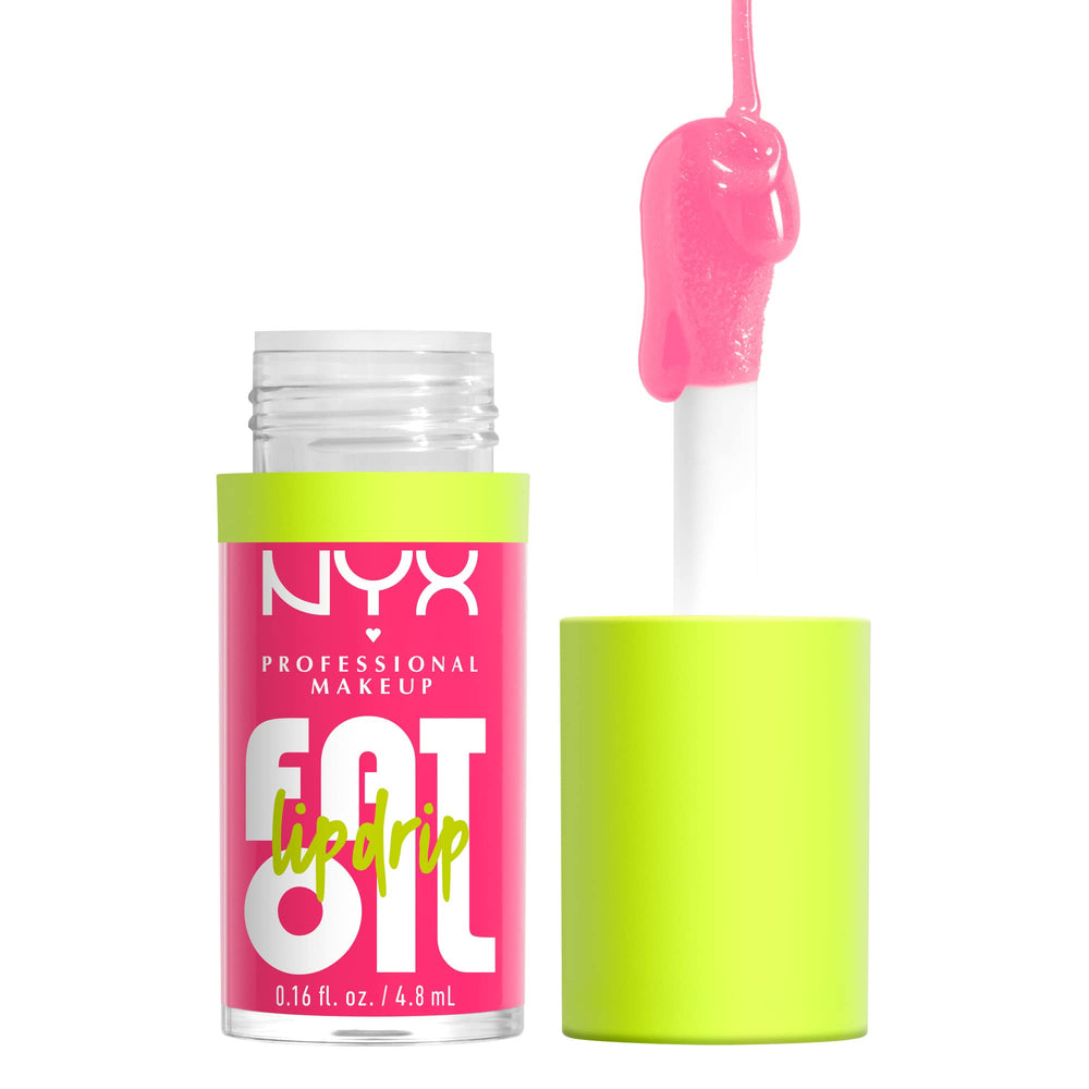 NYX Fat Oil Lip Drip: aplicación de brillo sedoso para labios hidratados.
