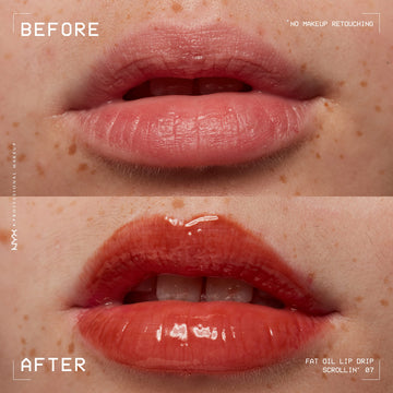 NYX Fat Oil Lip Drip: aplicador ergonómico para control preciso.