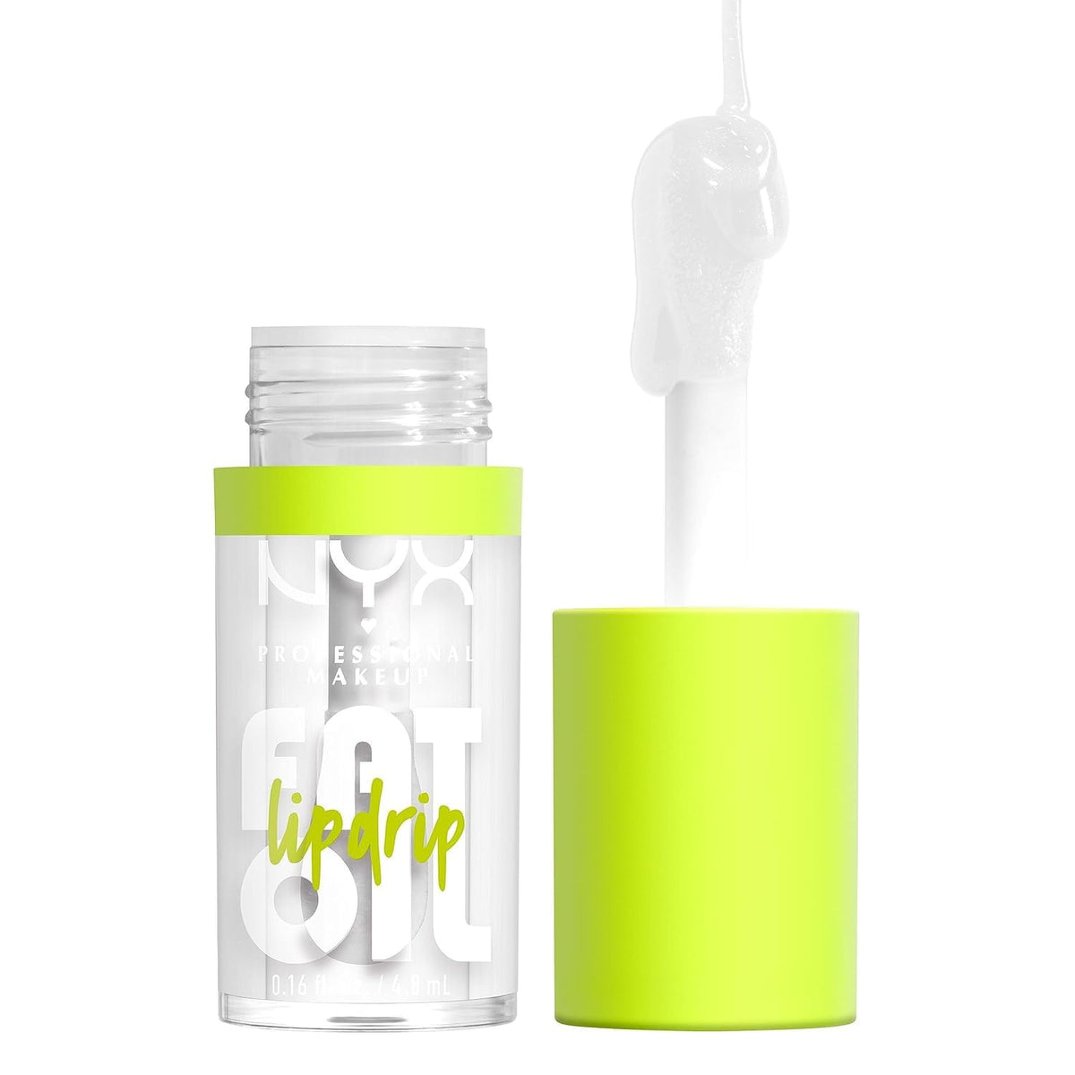 NYX Fat Oil Lip Drip ofrece brillo labial intenso e hidratación duradera.