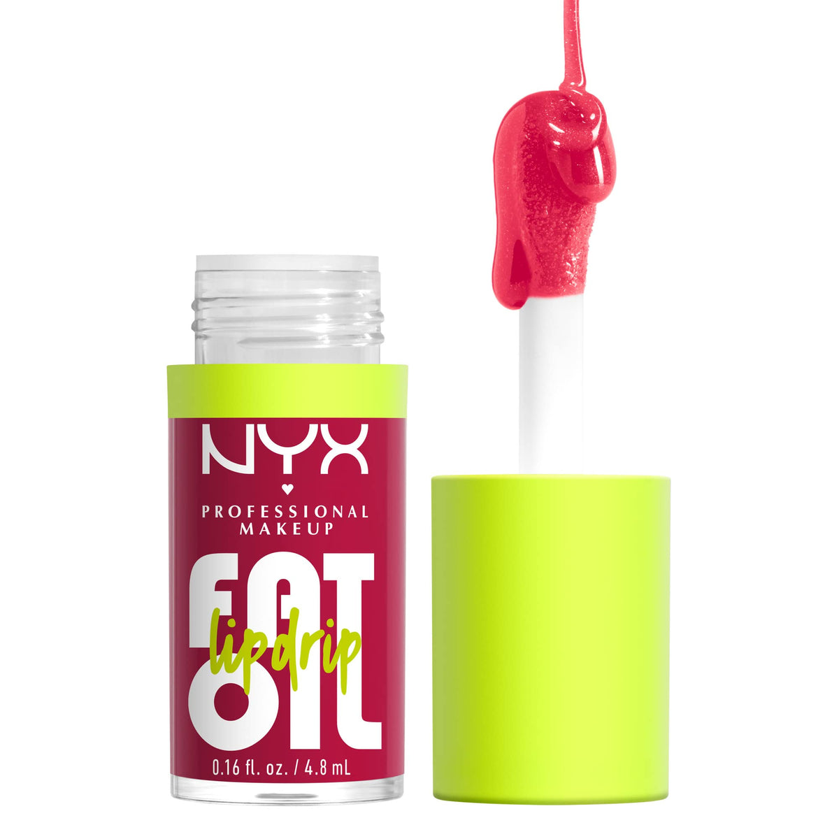 NYX Fat Oil Lip Drip con brillo rosado para labios hidratados