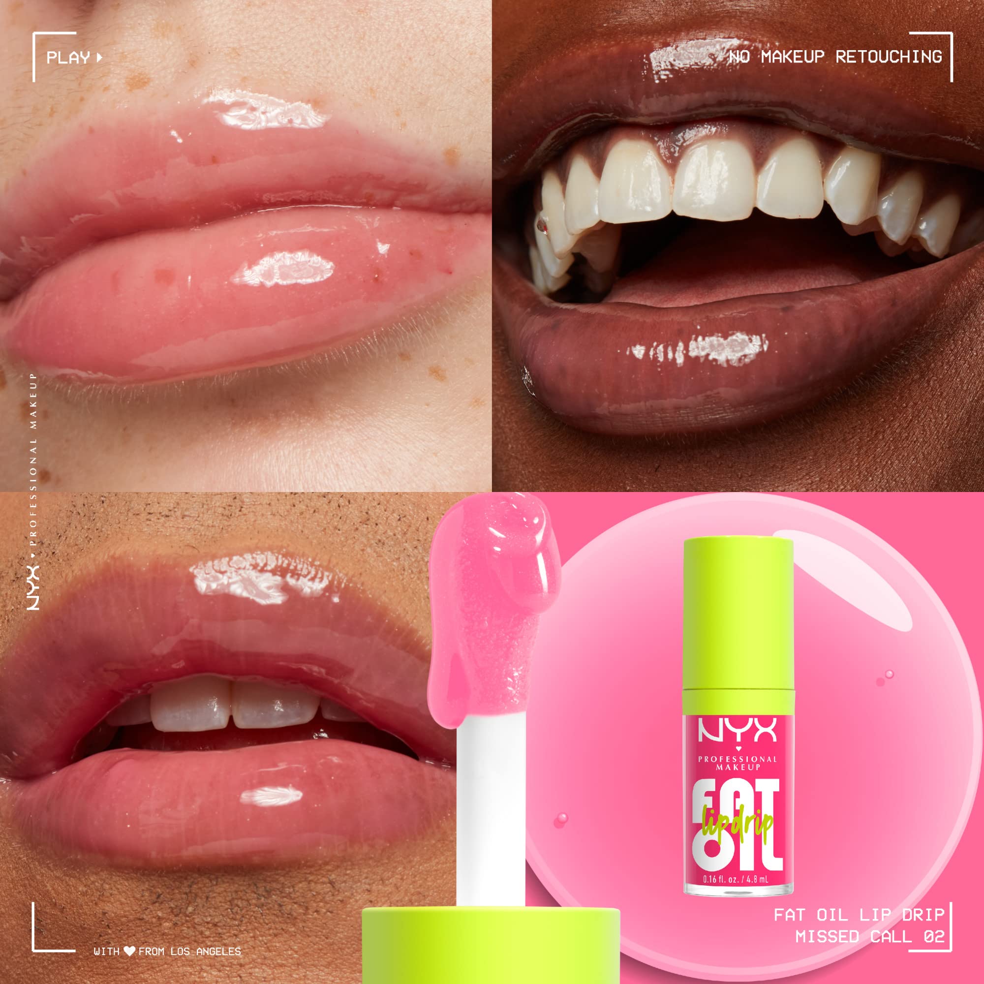 NYX Fat Oil Lip Drip: brillo intenso e hidratación de 12 horas.