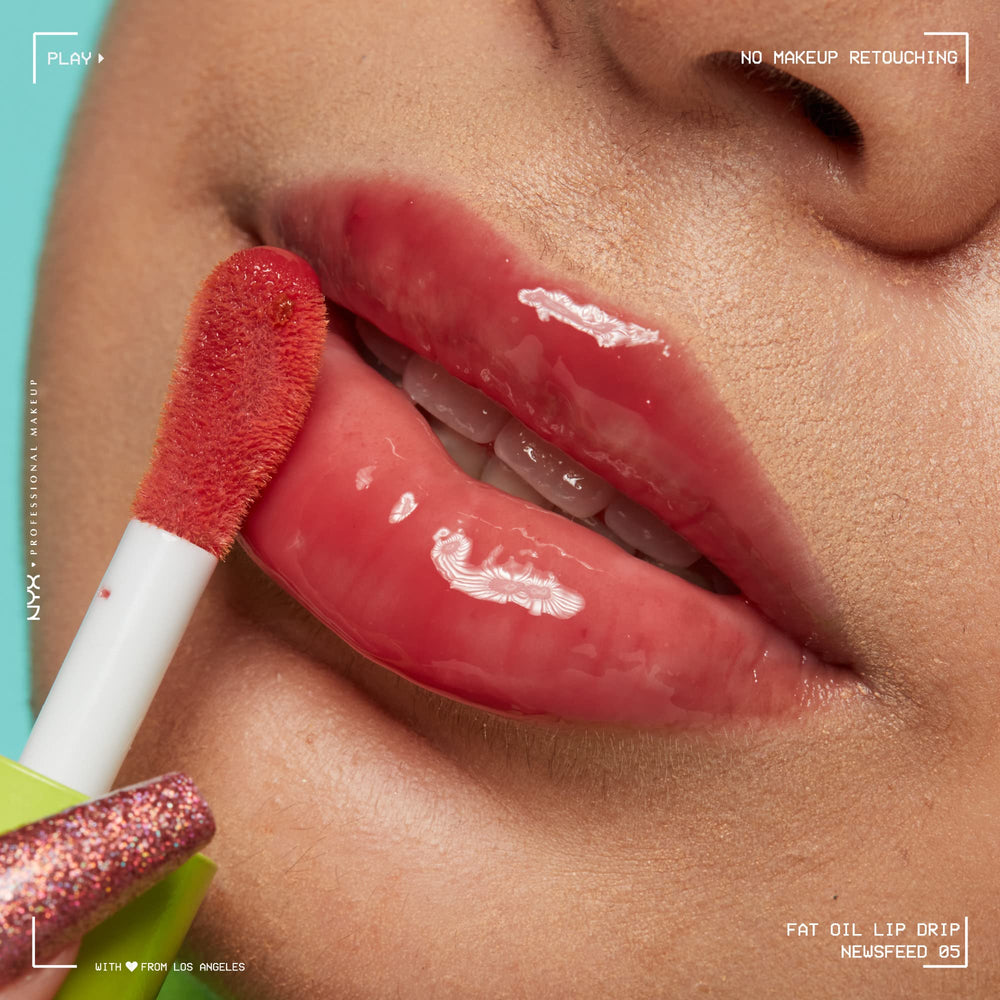 NYX Fat Oil Lip Drip hidratación de 12 horas para labios confortables