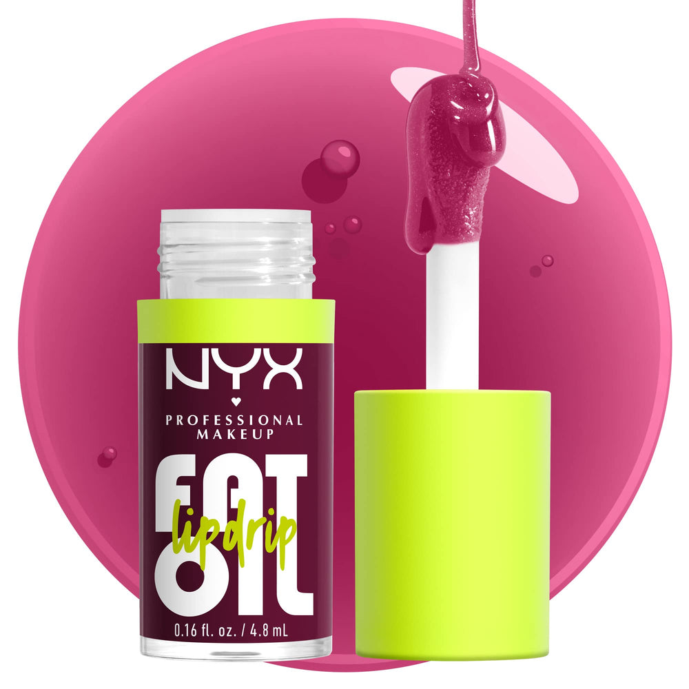 Hidratación de 12 horas de NYX Fat Oil Lip Drip en labios nutridos