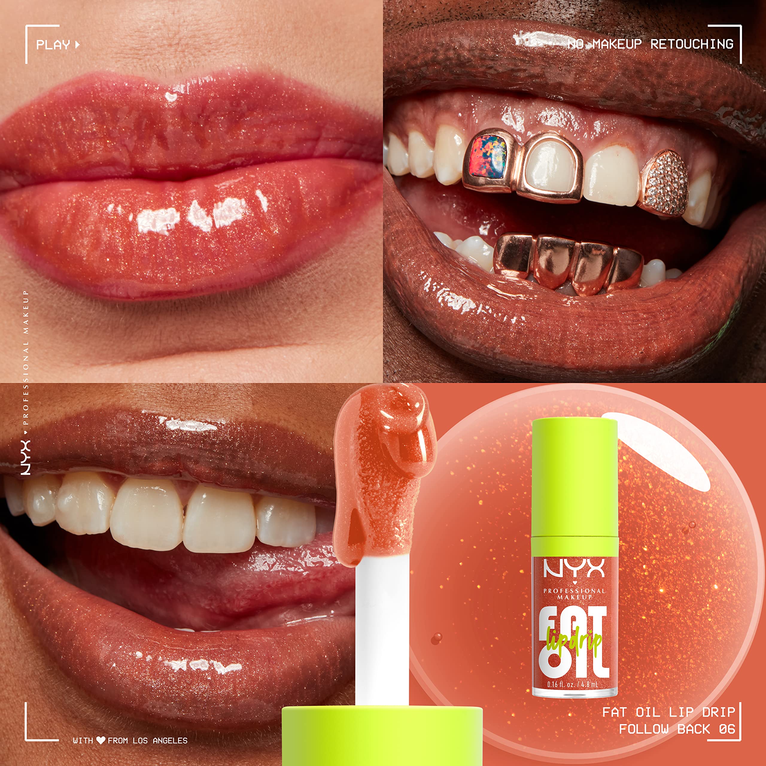 NYX PROFESSIONAL MAKEUP Fat Oil Lip Drip: textura hidratante con escualano vegetal para labios suaves.
