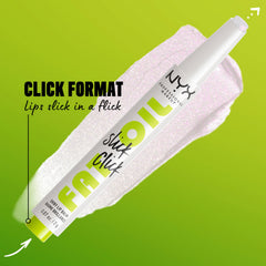 NYX Fat Oil Slick Click, acabado brillante y no pegajoso para uso diario.