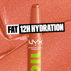 NYX Fat Oil Slick Click: acabado brillante y suave para un look diario.