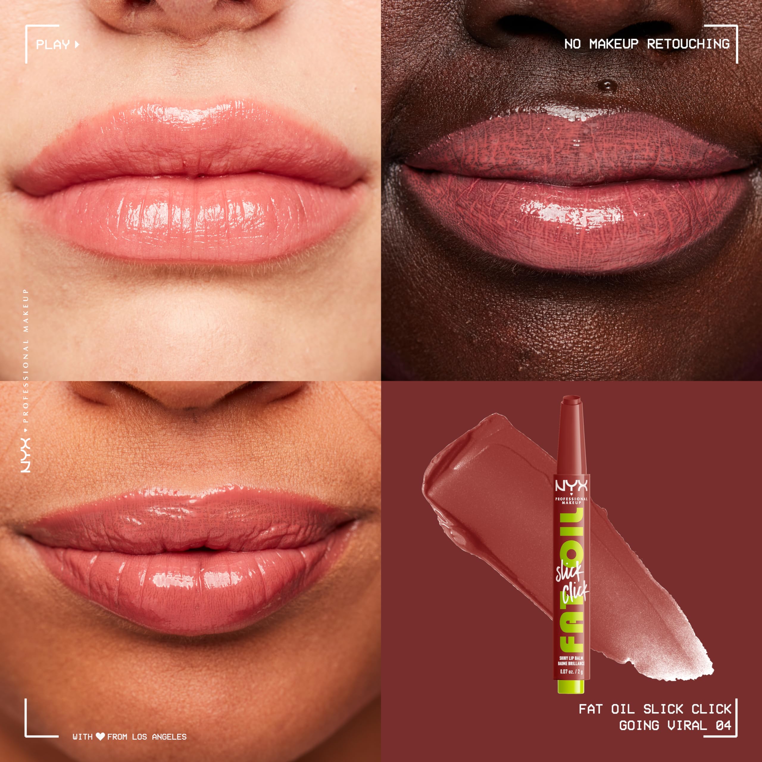 NYX bálsamo labial pigmentado en tono natural para color suave