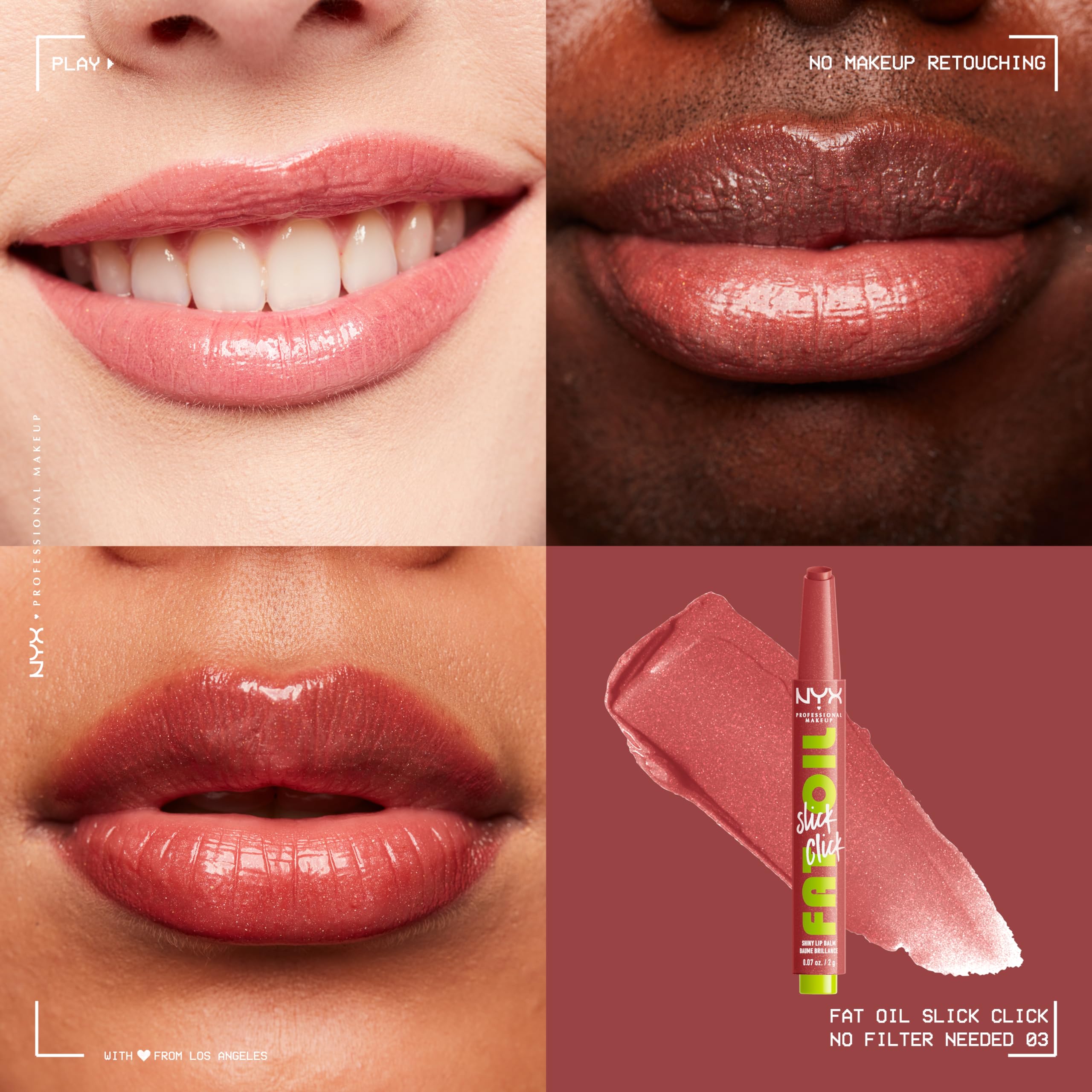 Envase Click-Up de NYX Fat Oil Slick Click para uso diario