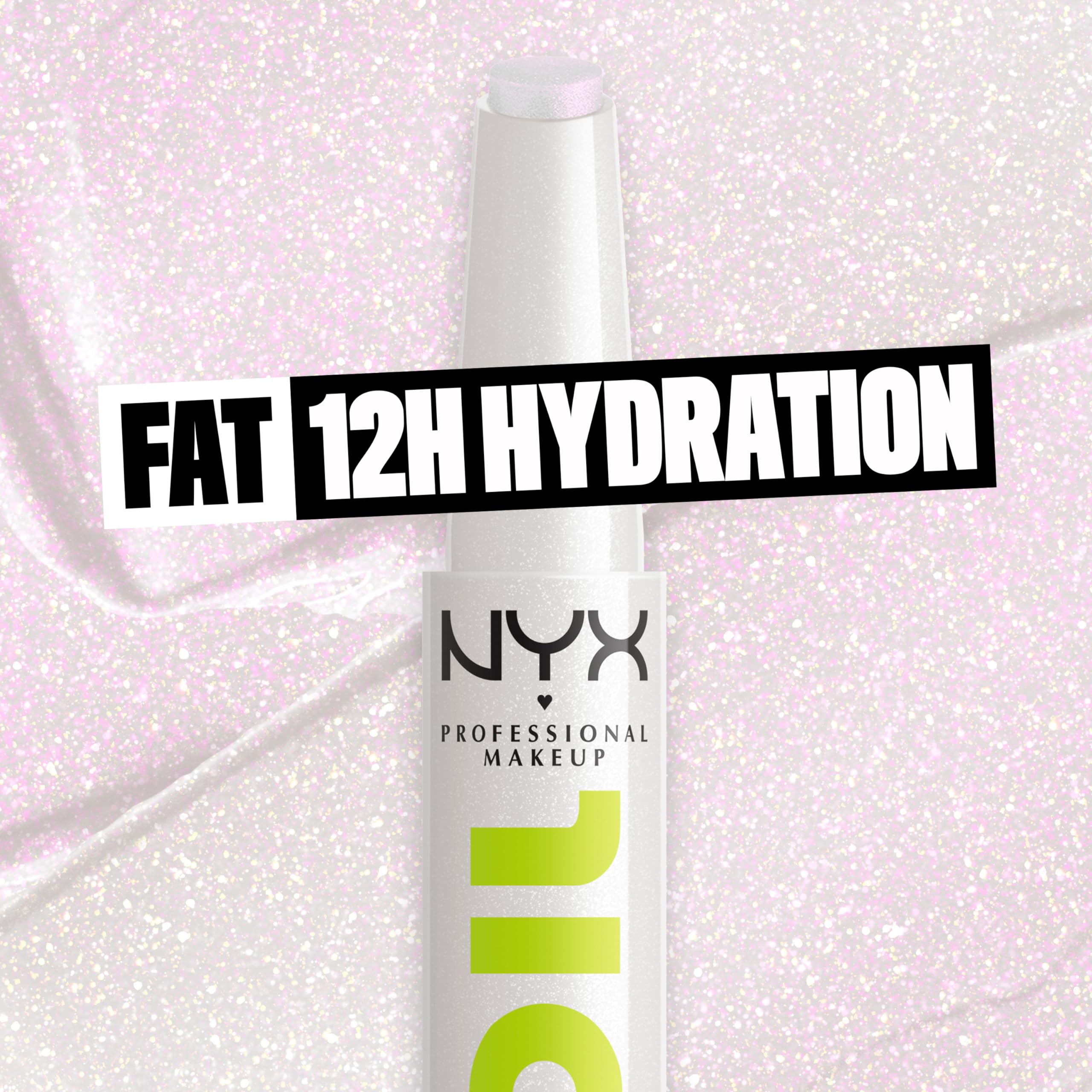 NYX Fat Oil Slick Click, hidratación de 12 horas gracias a aceites vegetales.