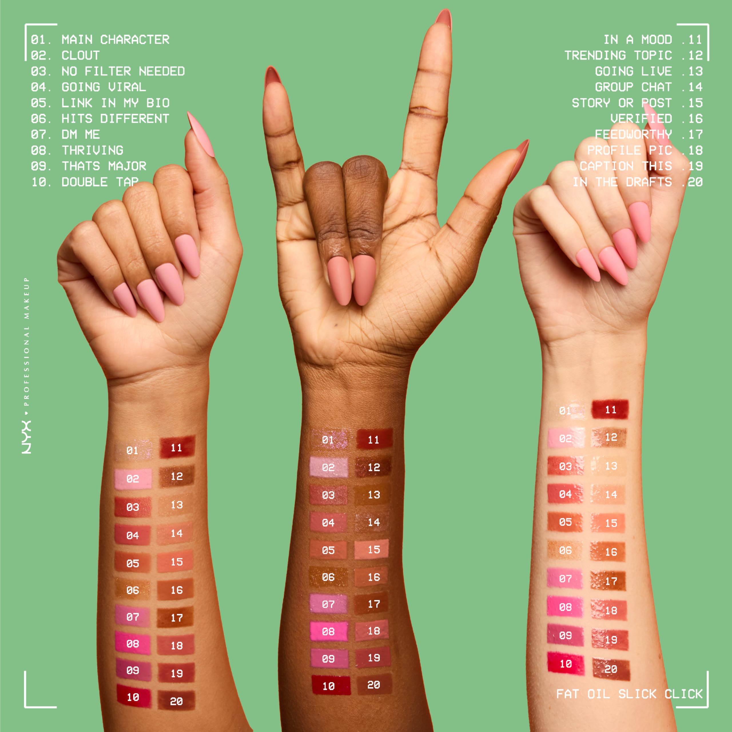 NYX Fat Oil Slick Click vegano y cruelty-free certificado