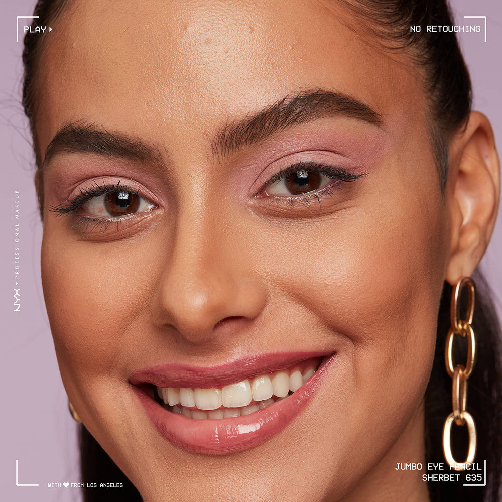 NYX Jumbo Eye Pencil delineado cremoso para líneas definidas.