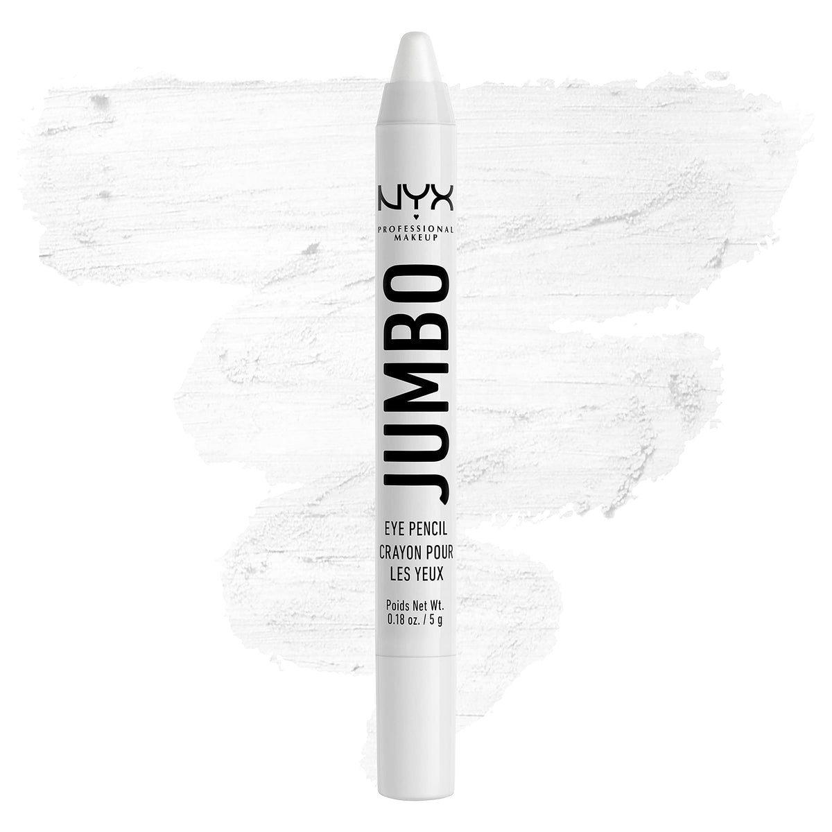NYX Jumbo Eye Pencil Milk, aplicación cremosa para delineado suave y rápido.