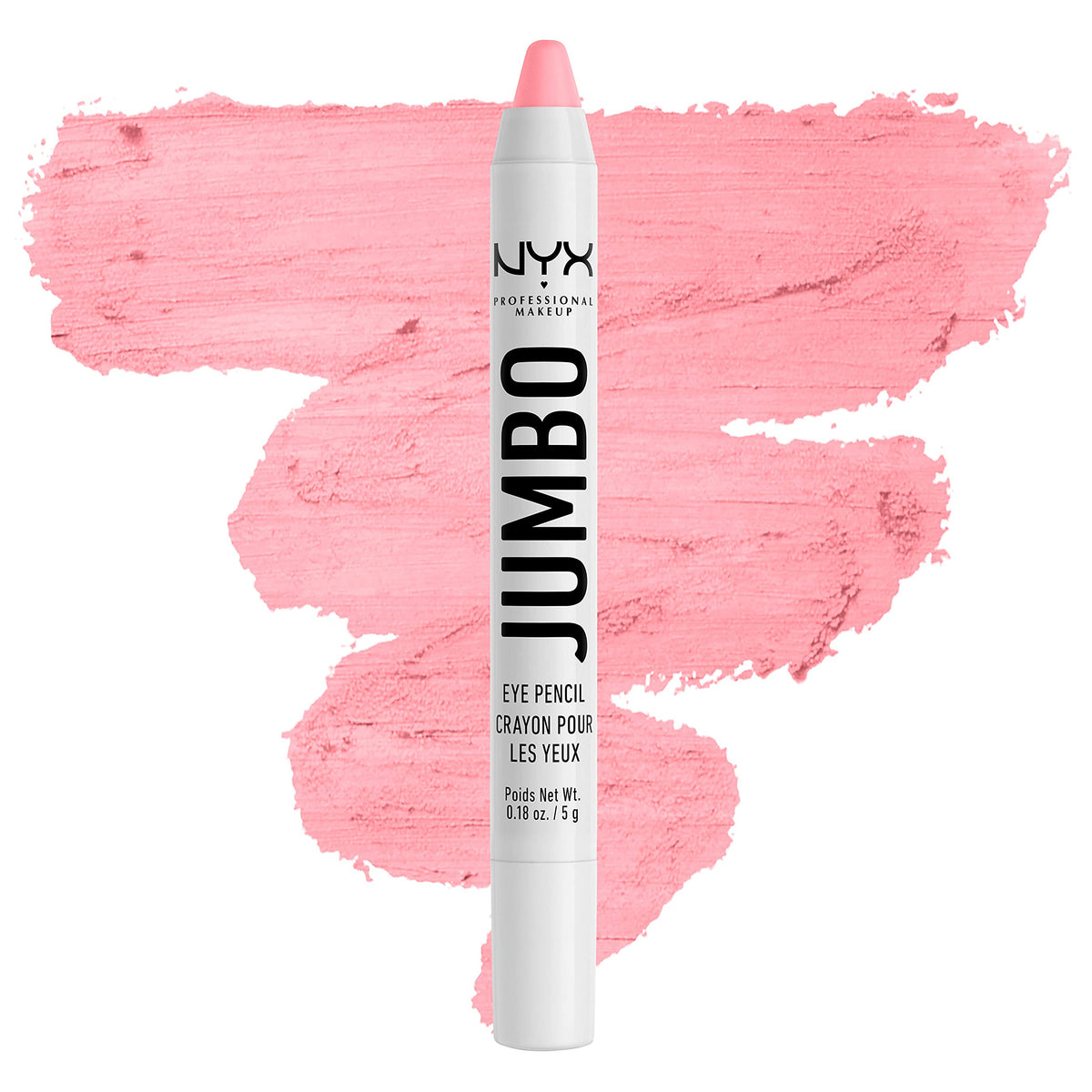 NYX Jumbo Eye Pencil sombra coral cremosa para todo el párpado.