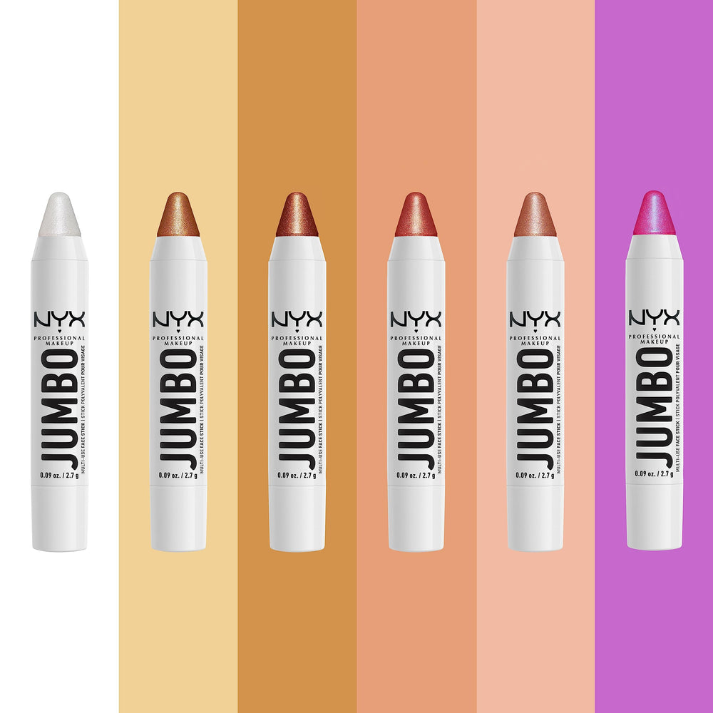 NYX pigmentos perlados capturan la luz para un efecto dimensional.