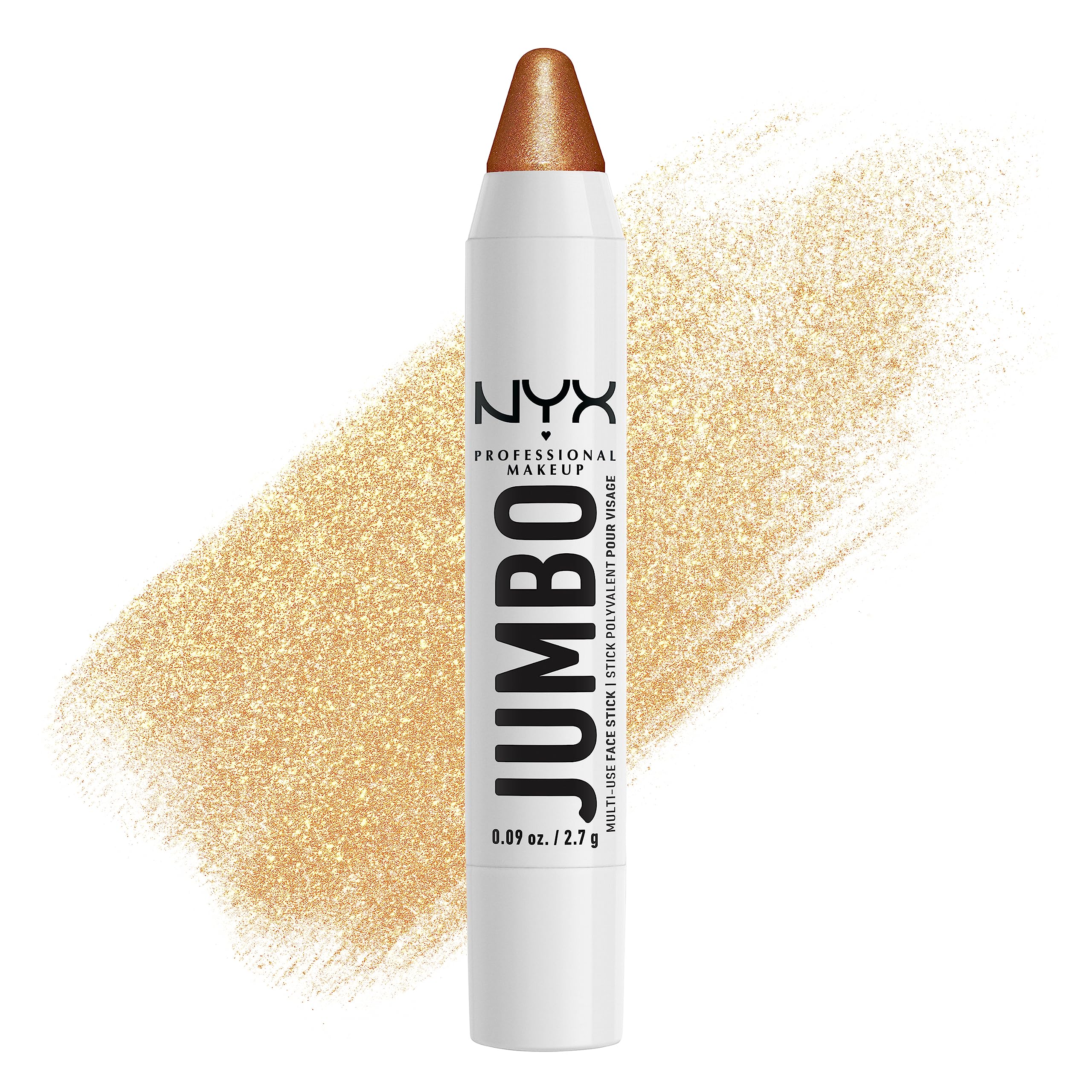 NYX Jumbo Multi-Use Face Sticks en Manzana Pastel para brillo suave en las mejillas.