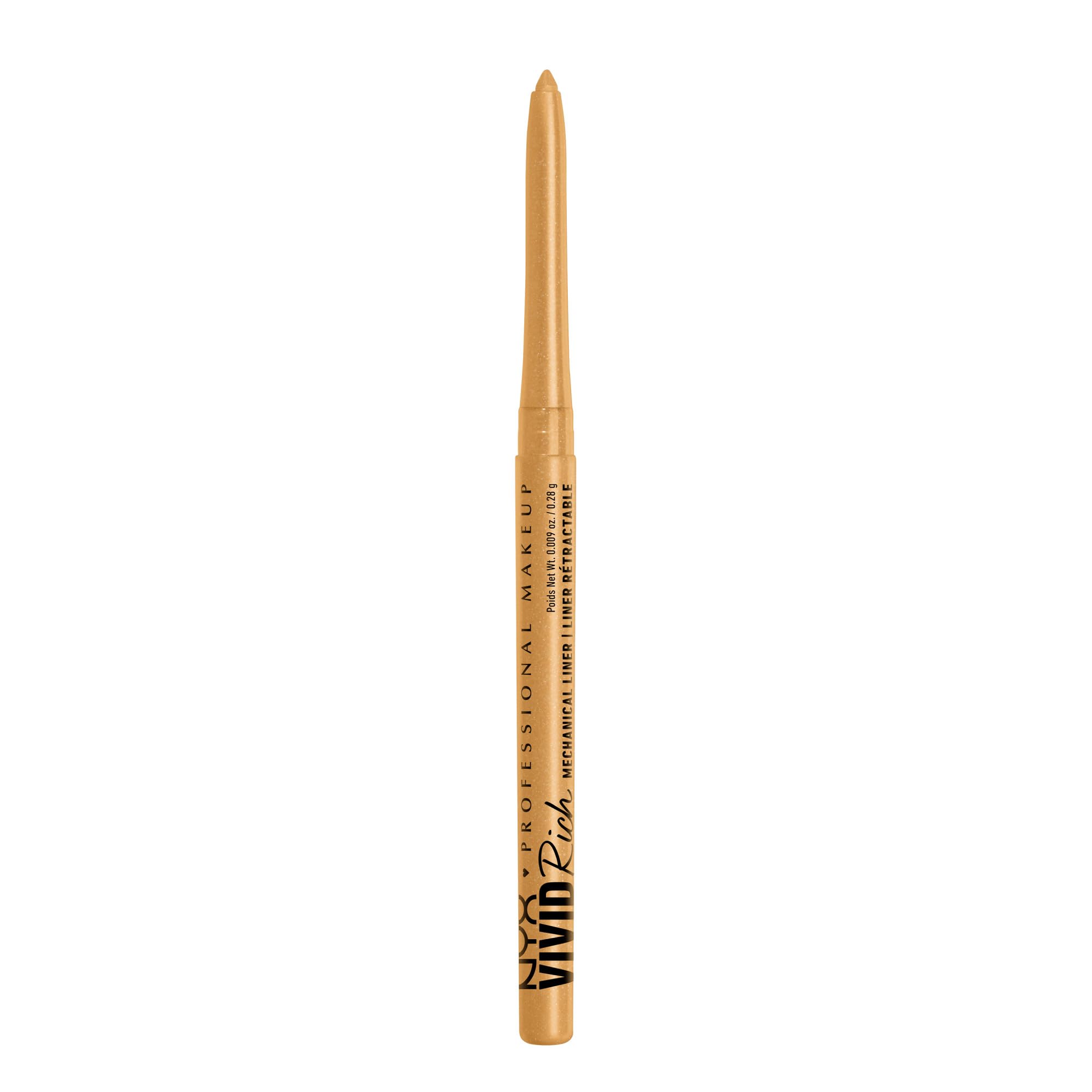 NYX Lápiz mecánico para ojos ámbar deslumbrante para delineado preciso