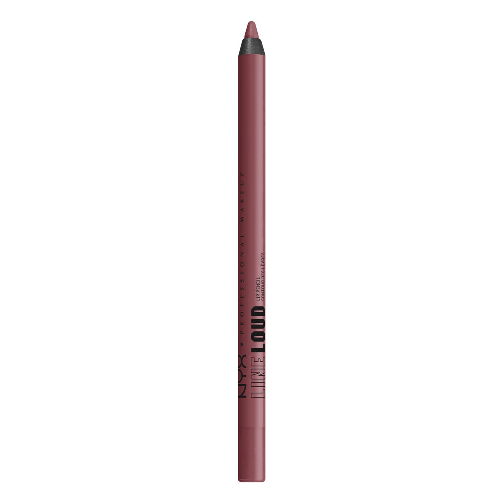 Delineador Line Loud de NYX para labios, color intenso y larga duración.