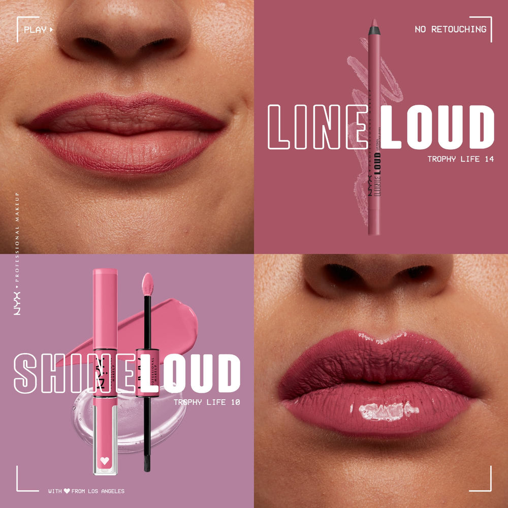 Lápiz delineador NYX Line Loud se desliza cómodo para un delineado preciso