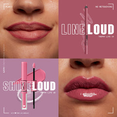 Lápiz delineador NYX Line Loud se desliza cómodo para un delineado preciso