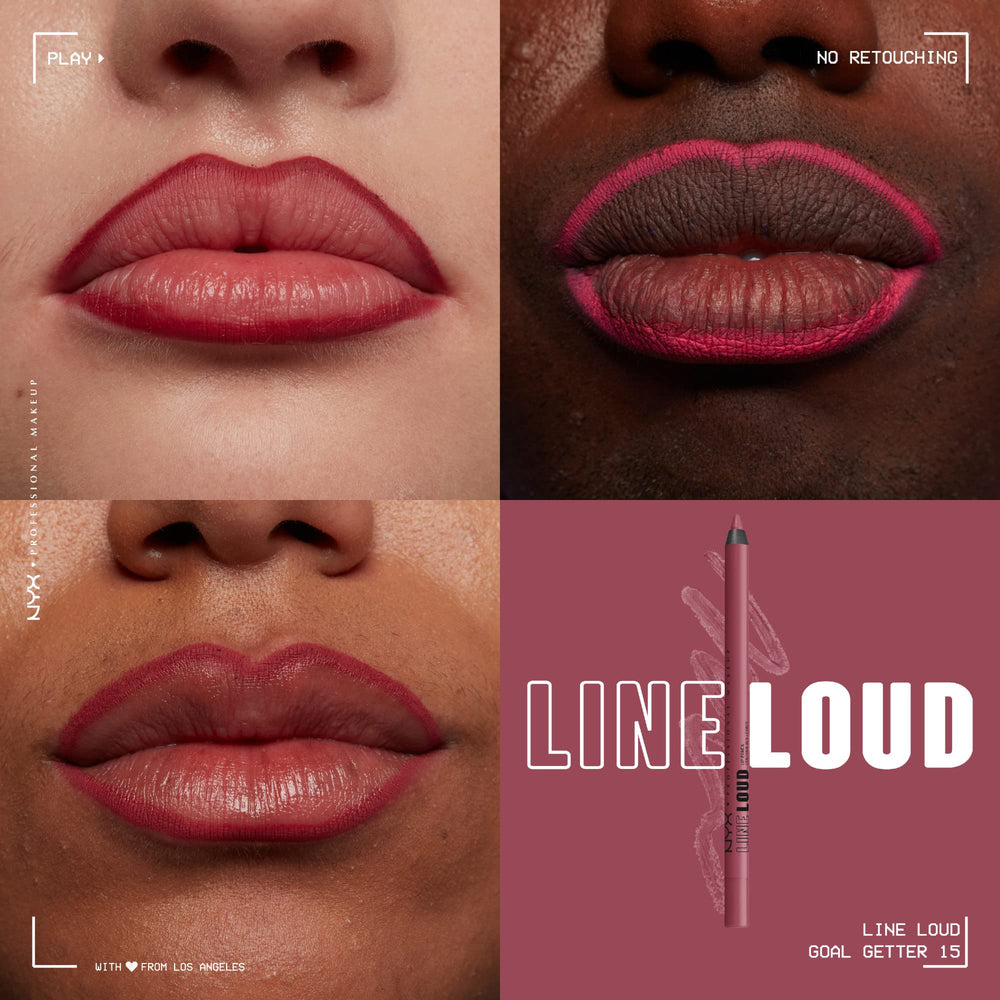 Textura cremosa para una aplicación suave del delineador Line Loud