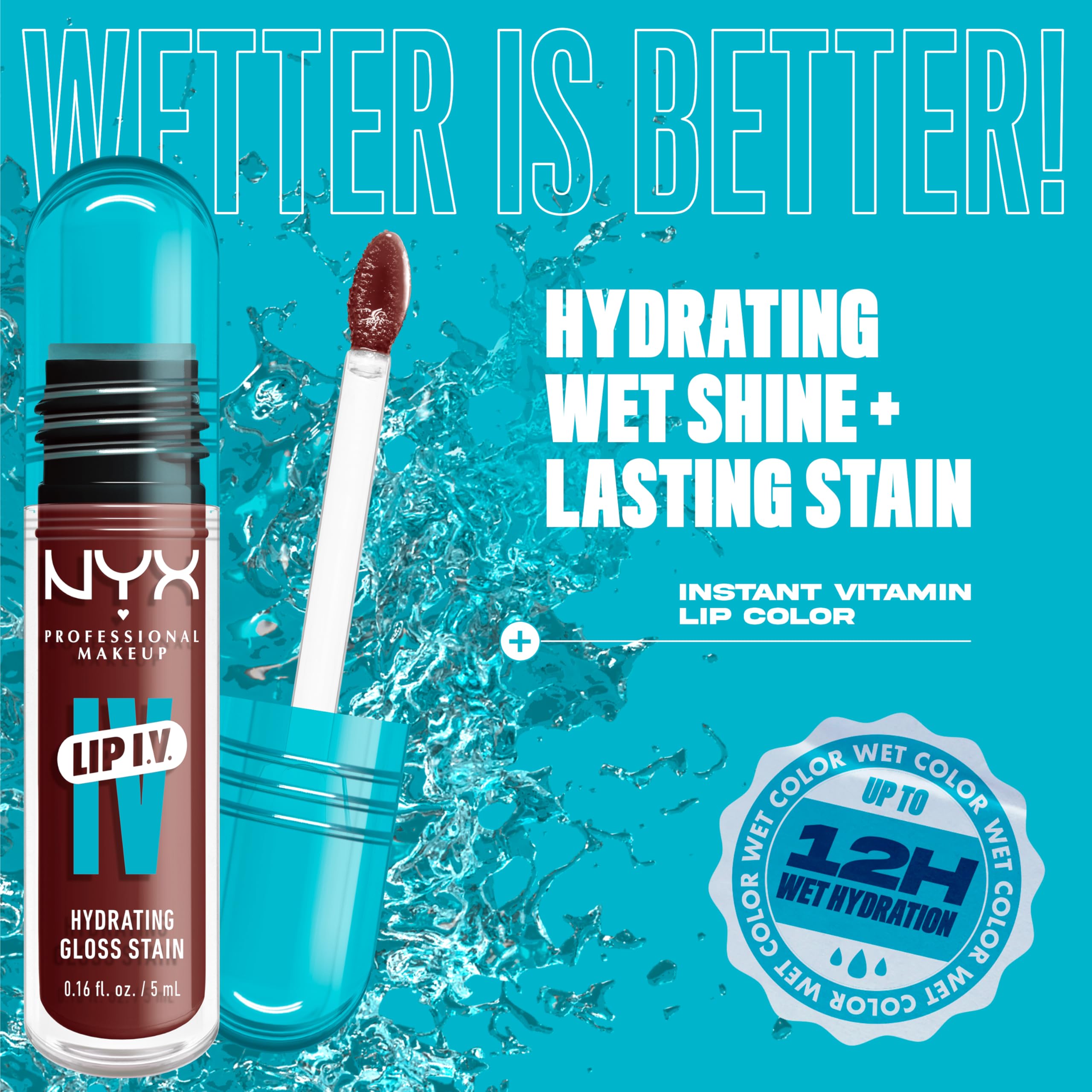 Tono vivo con acabado glossy para looks cotidianos.
