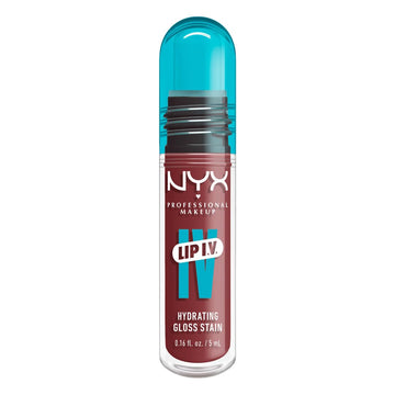 NYX Lip IV muestra color con una pasada rápida.