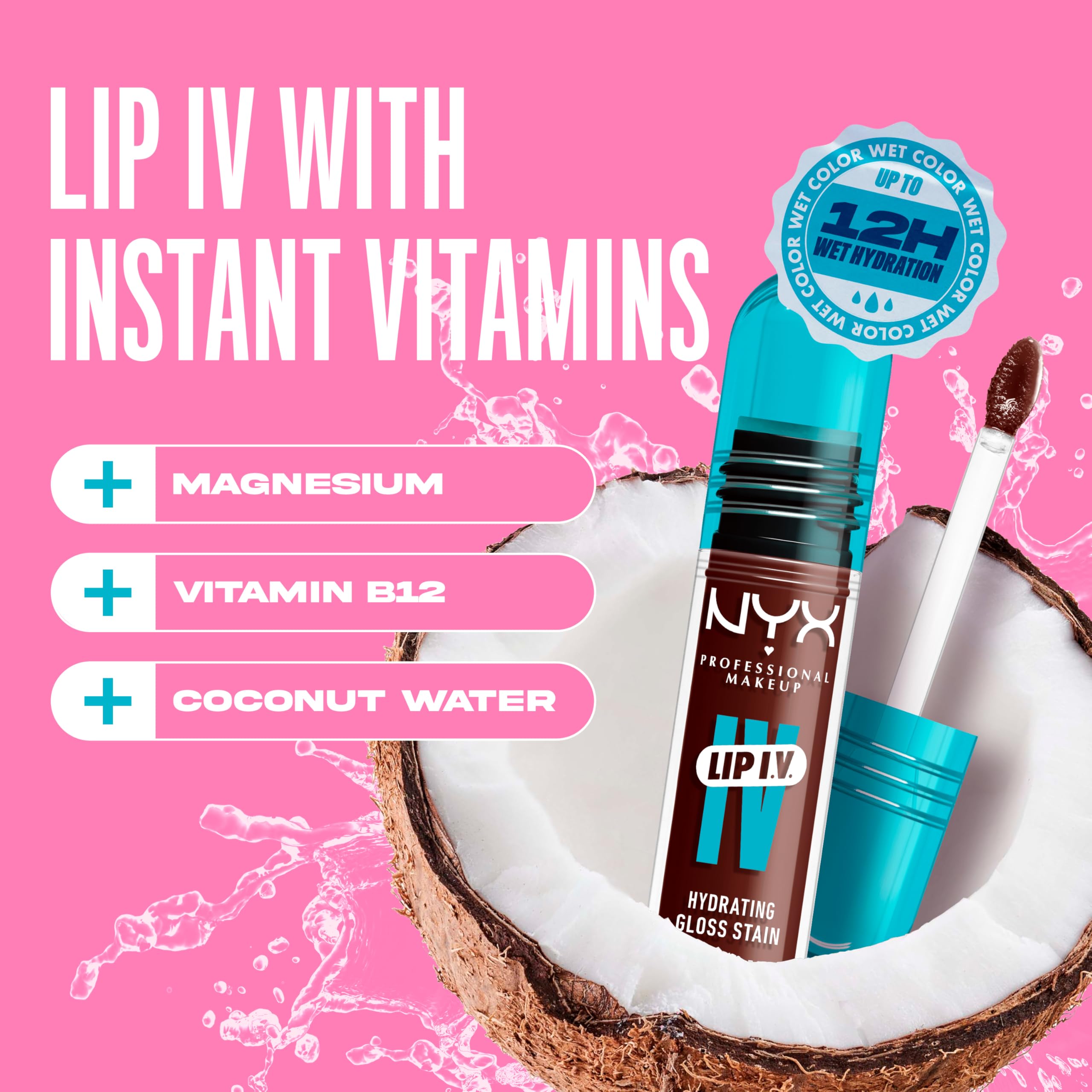 Textura sedosa de Lip IV y hidratación de 12 horas en labios.