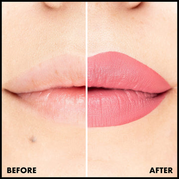 Acabado mate suave de NYX Lip Lingerie XXL Matte, sin grietas ni transferencia.