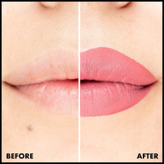 Acabado mate suave de NYX Lip Lingerie XXL Matte, sin grietas ni transferencia.