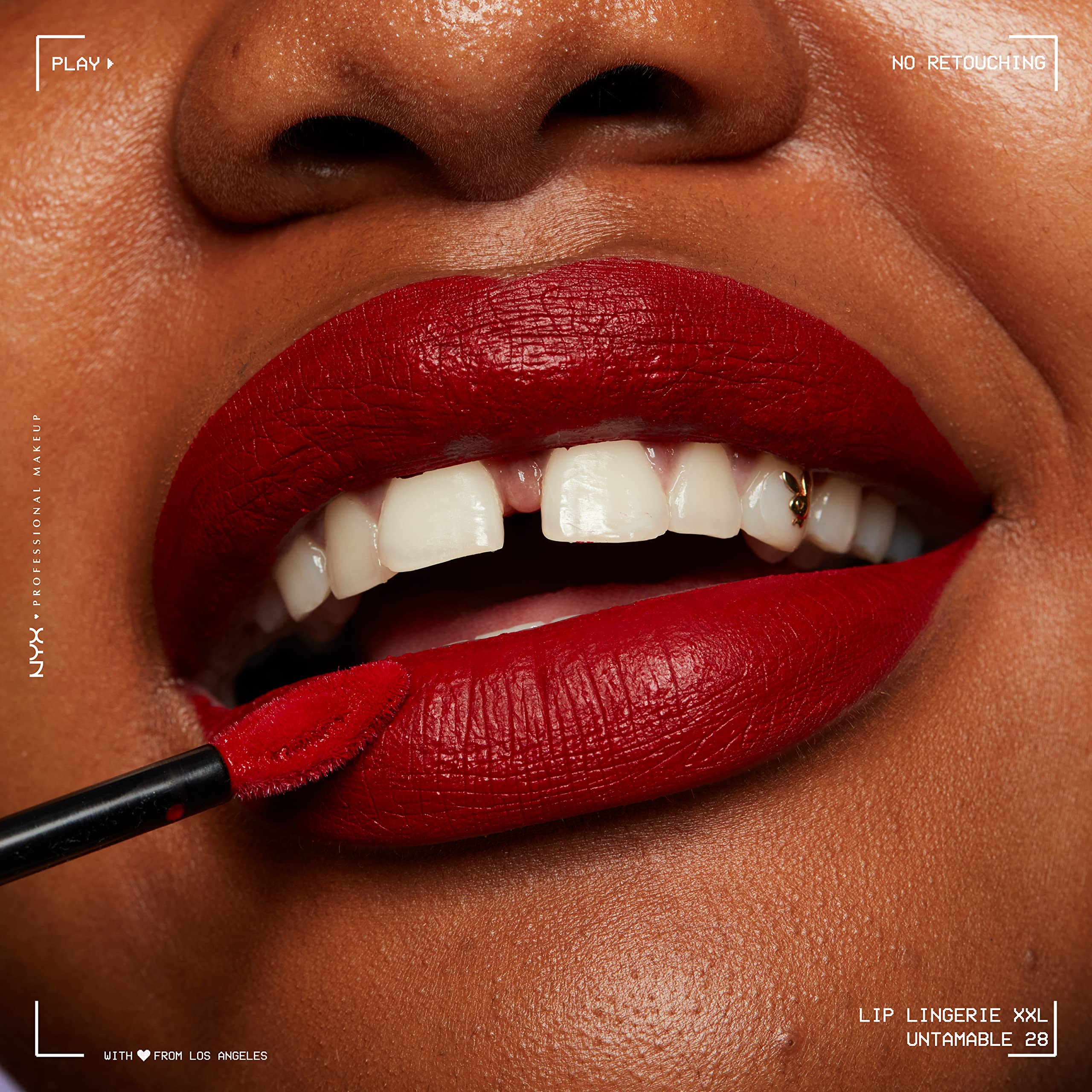 NYX Lip Lingerie XXL Matte Untamable fórmula vegana para labios intensos