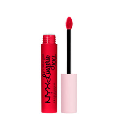 NYX Lip Lingerie XXL Matte Untamable en labio rojo ladrillo para un acabado duradero