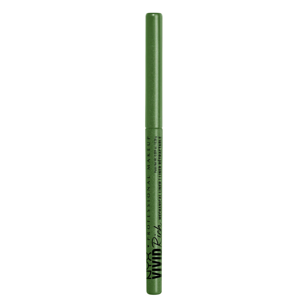Delineador mecánico NYX, punta precisa para estilos sutiles o dramáticos.