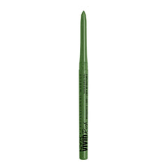 Delineador mecánico NYX, verde jade, para un look intenso de ojos.