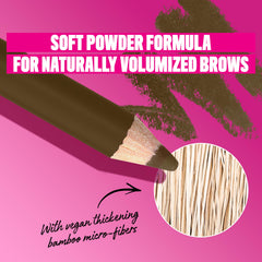 NYX Powder Louder trazos tipo pelo para cejas definidas