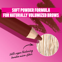 Trazos finos y precisos con NYX Powder Louder para cejas definidas