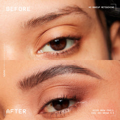 Aplicación en trazos cortos con NYX para definir cejas