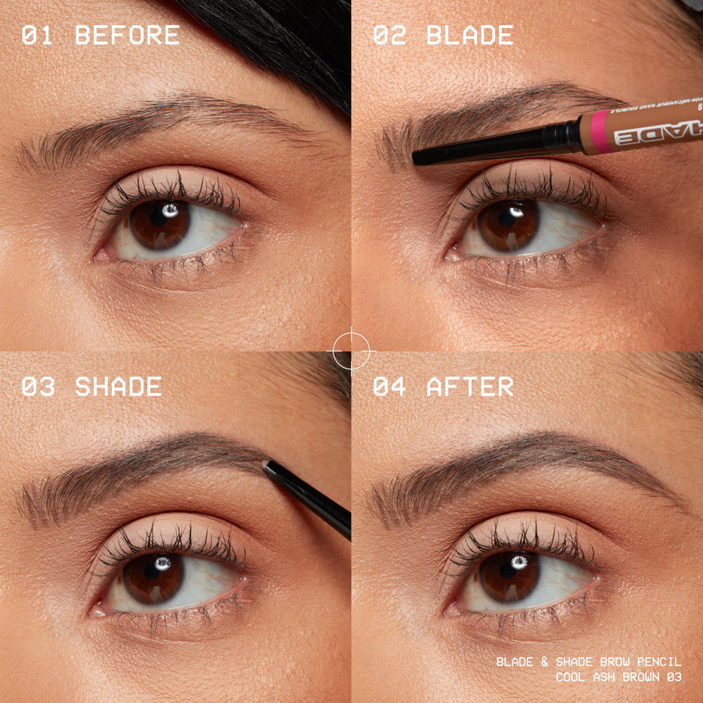 NYX Blade & Shade Brow Pencil, resistencia a manchas y transferencia