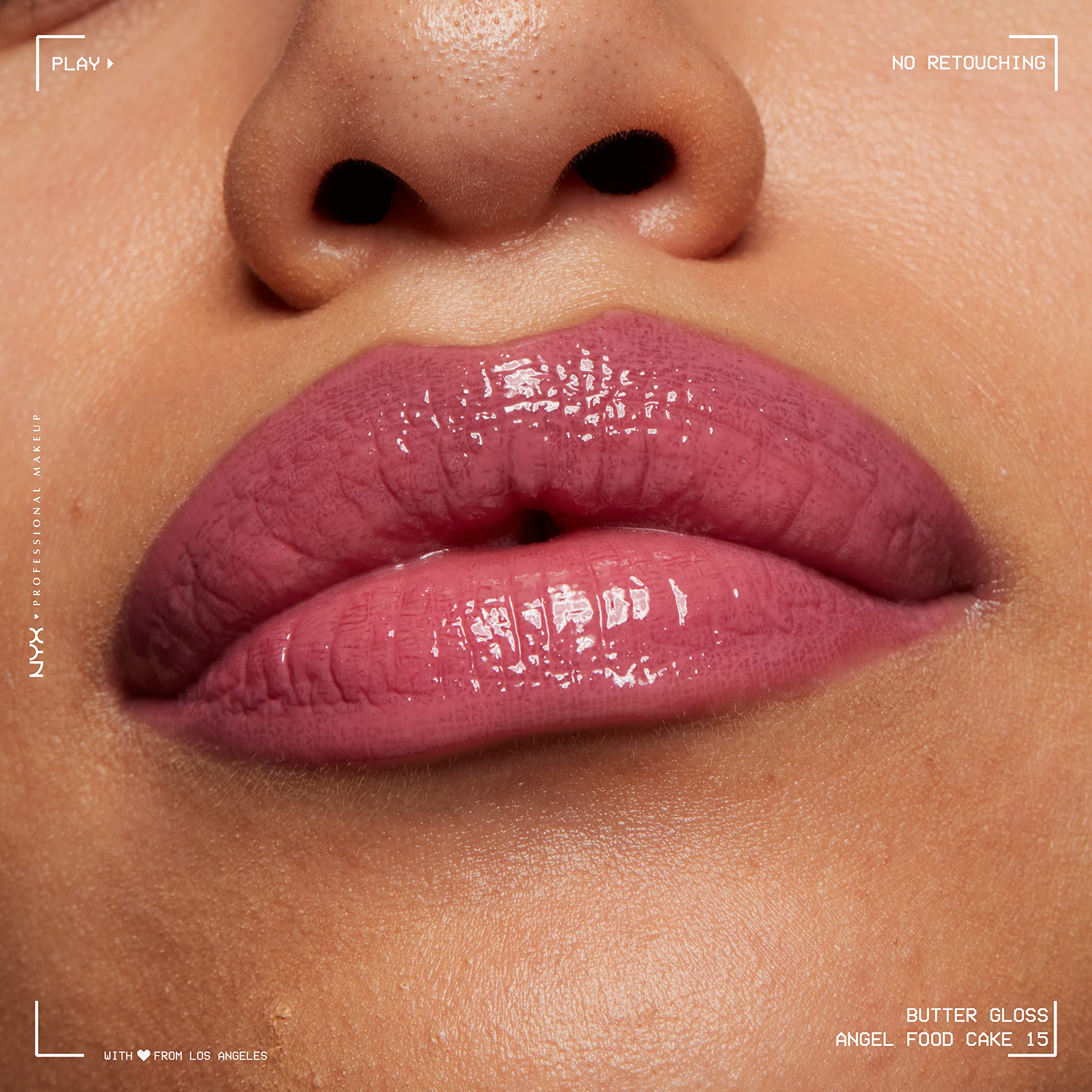 NYX PROFESSIONAL MAKEUP Brillo de Mantequilla - se puede combinar con otros productos para labios.