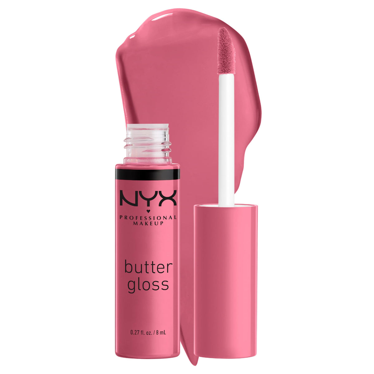 NYX PROFESSIONAL MAKEUP Brillo de Mantequilla Pastel de Ángel - aplicación suave para labios.