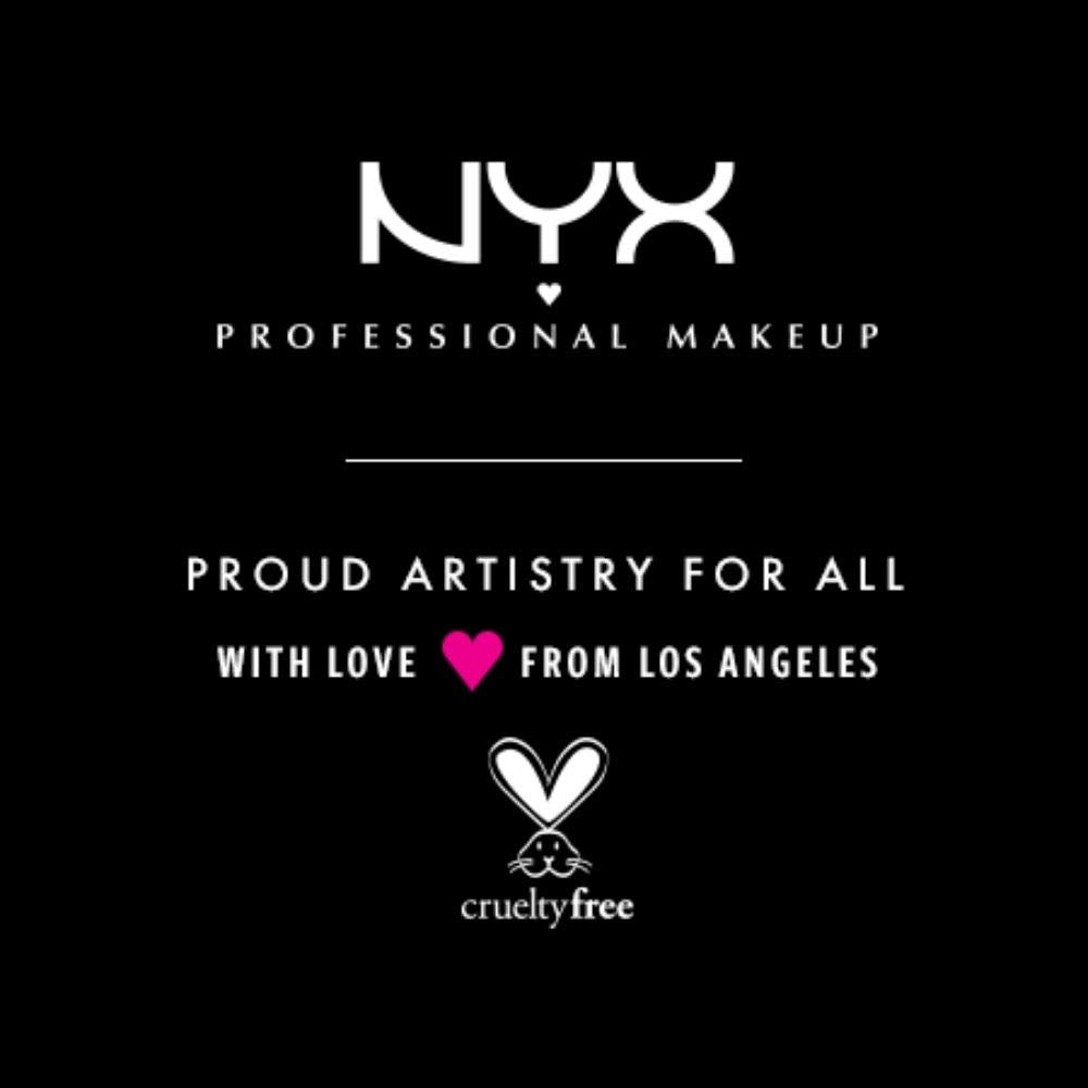 NYX Shine Loud fórmula vegana y libre de crueldad cuida labios.