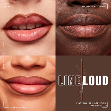 Delineador labial NYX Professional Makeup, aplicación precisa sin tirones para un contorno perfecto.