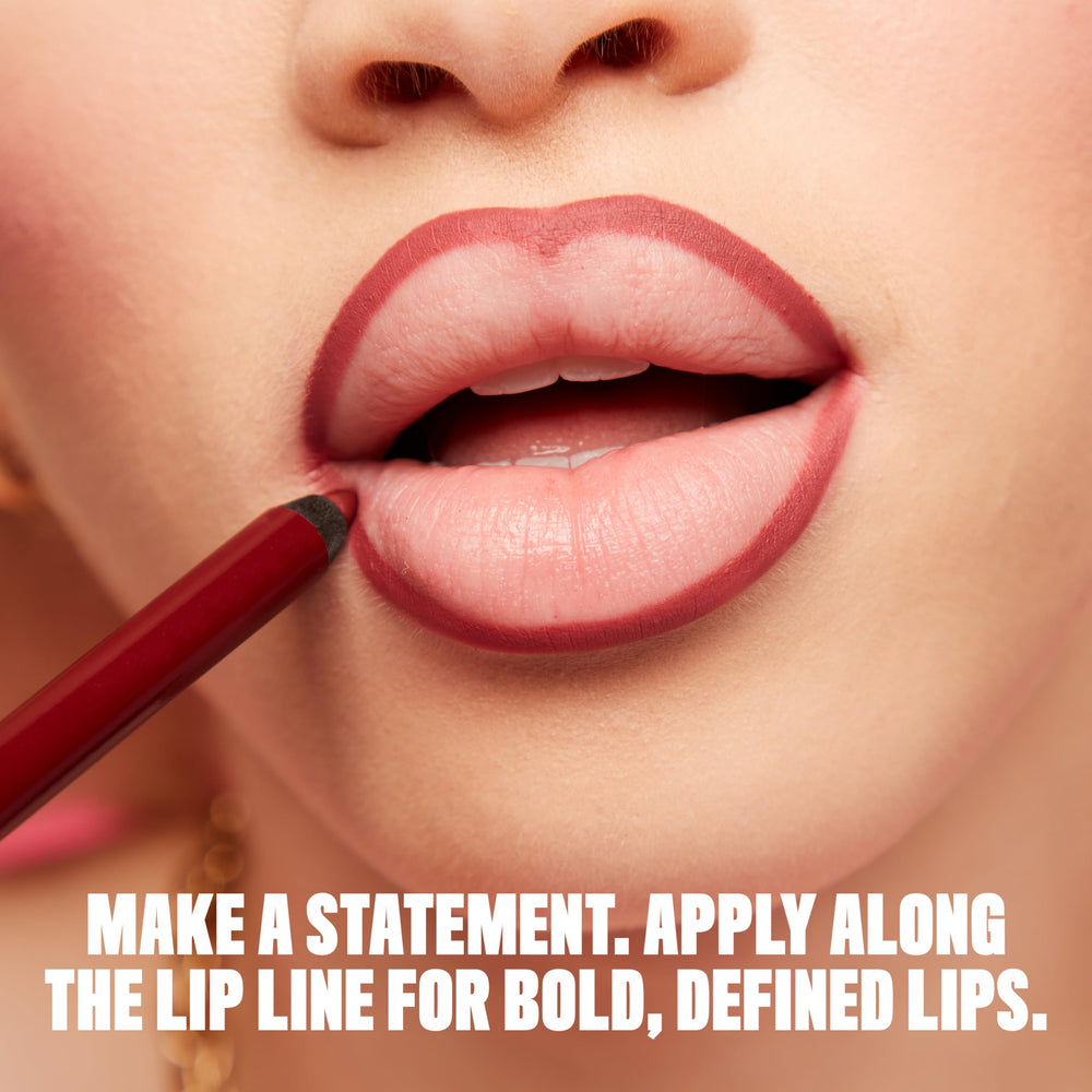 Delineador labial NYX Professional Makeup, resistencia al agua para uso prolongado.