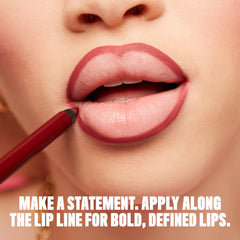 Delineador labial NYX Professional Makeup, resistencia al agua para uso prolongado.